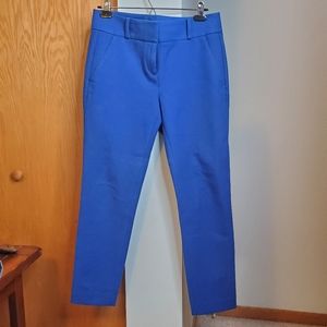 Loft Marisa Skinny Blue Pants Women's Size 4